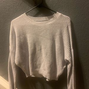 super cute cropped sweater from hollister!